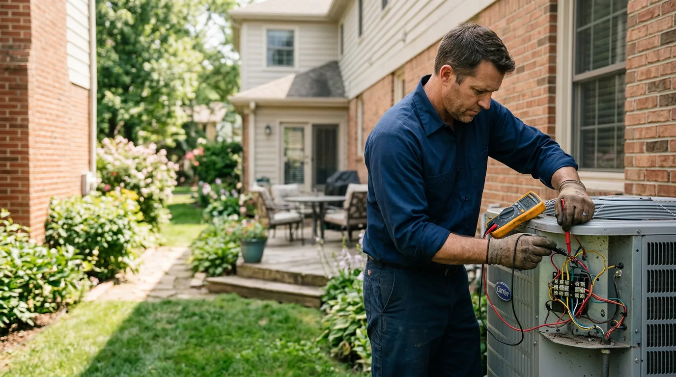 HVAC technician working near Waverly, WA